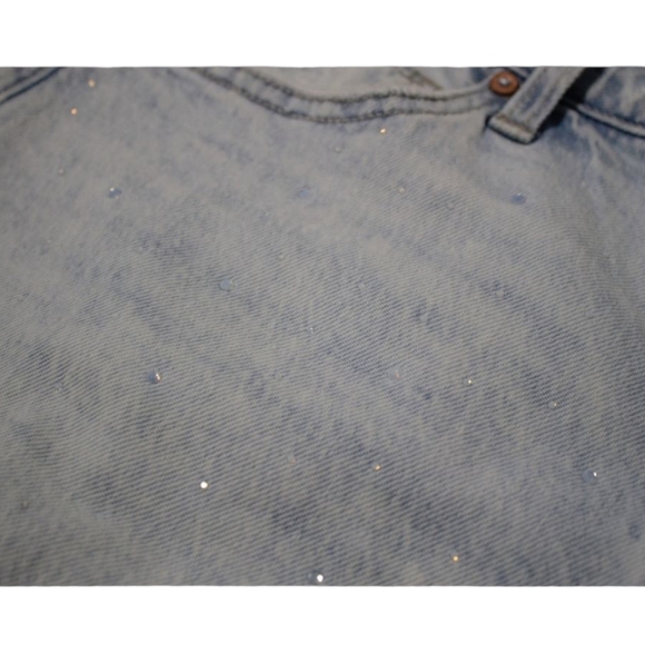 Maurices edgely™ High Rise Sparkle Relaxed Straight Jean - Picture 7 of 7